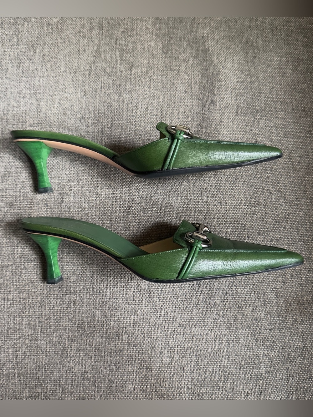 Vintage Gucci x Tom Ford green horsebit mules - Picture 3 of 8